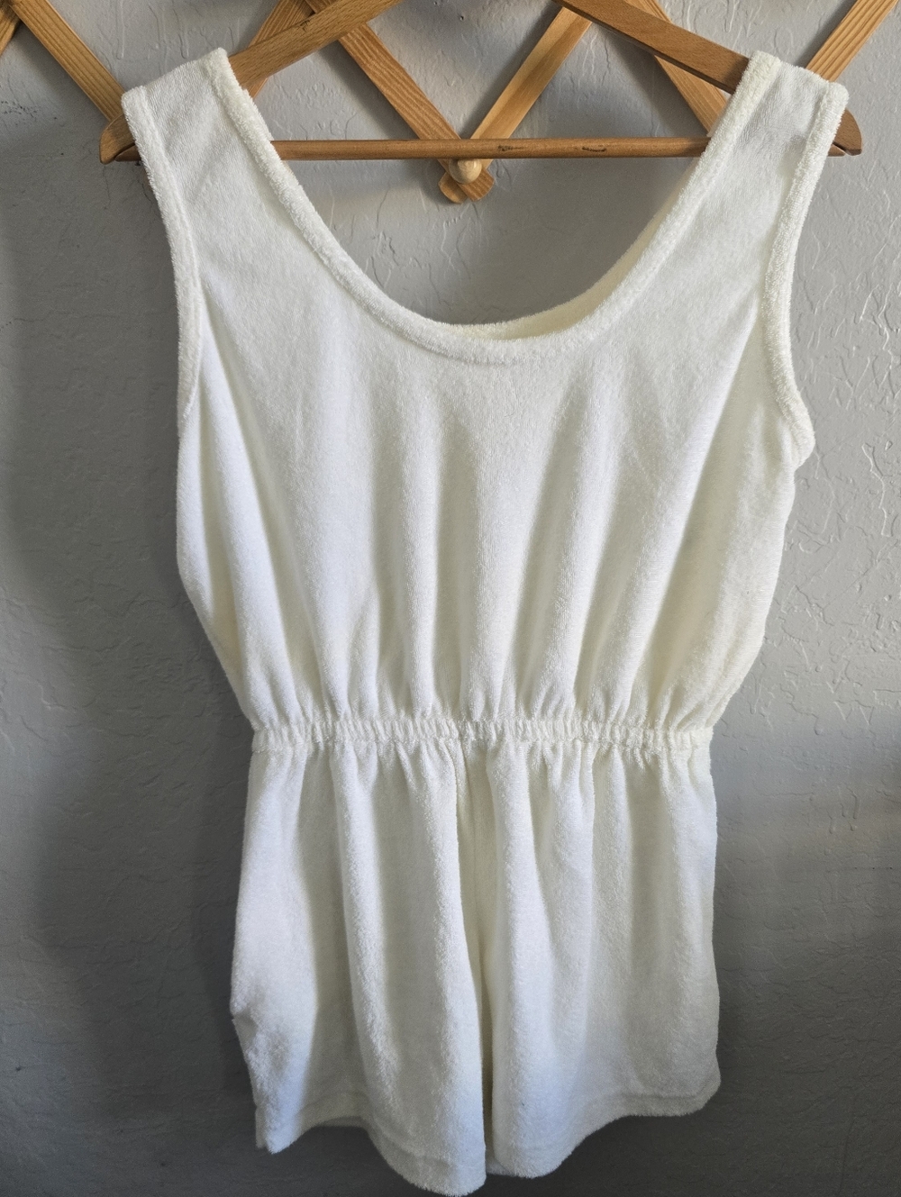 Vintage Adonna Terry Cloth Romper Swim Coverup